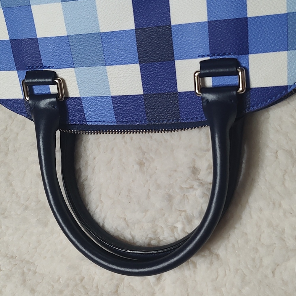 Super Rare Kate Spade Blue Plaid Bag - Picture 11 of 15